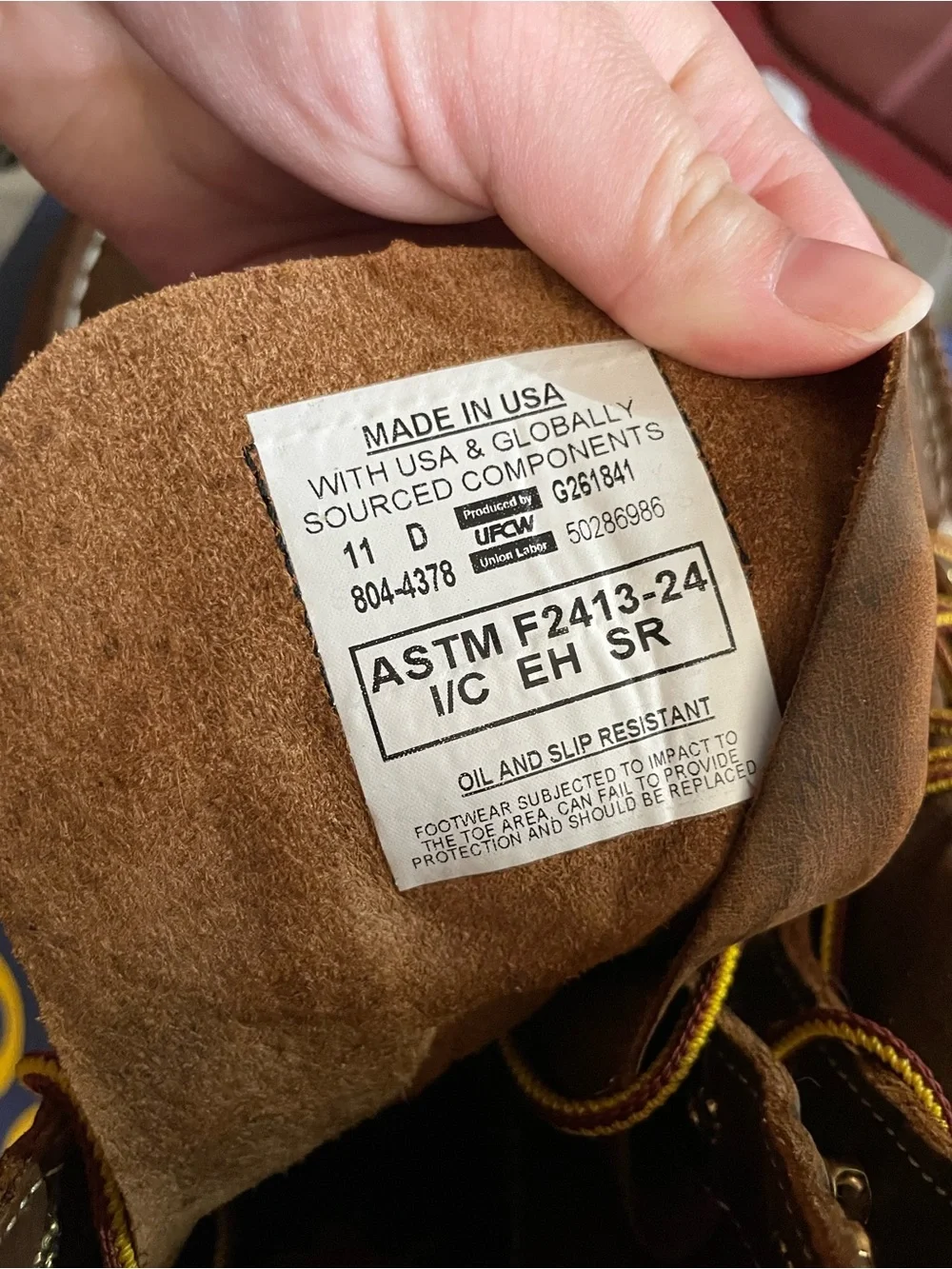 Thorogood Mens 11 Work Boots